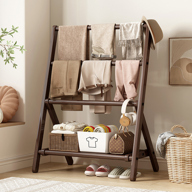 Коушная вешалка для одежды, складная вешалка для одежды у кровати, вешалка для хранения одежды и мелочей