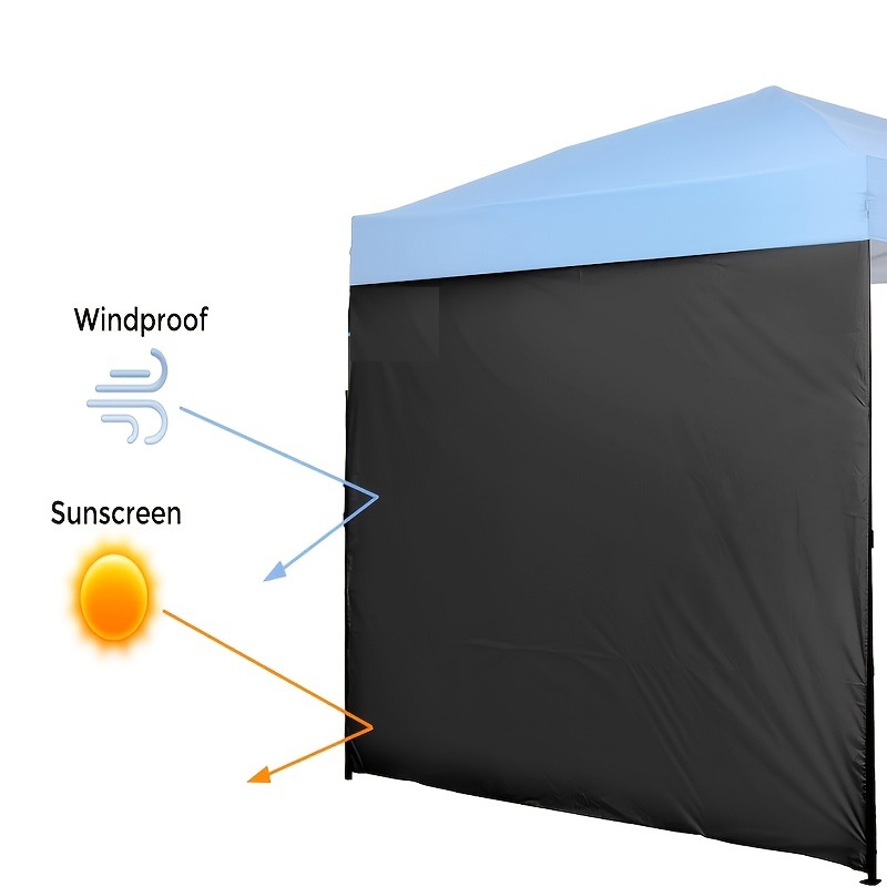 Temm Side Wall Outdoor Tent Four Leg Telescopic Rainproof Canopy Four Corners Special Awning Large Umbrella Cloth Swing