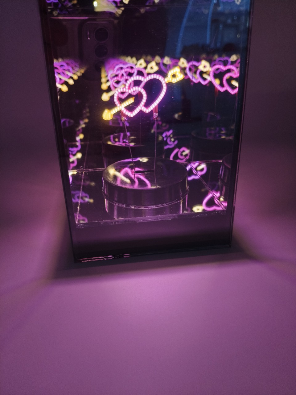 Cross-Border Luminous Glass Desktop Ornaments 3D Carved Night Light Creative Holiday Gift Manufacturer