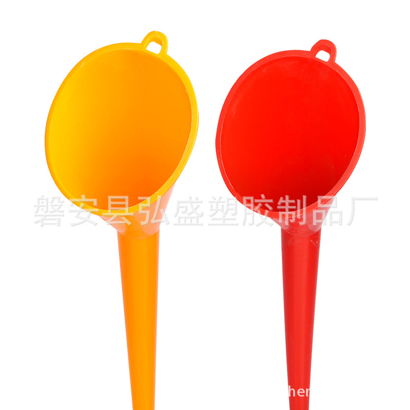 Factory Direct supply car motorcycle plastic fuel funnel small size armrest-free long mouth funnel oil funnel small size