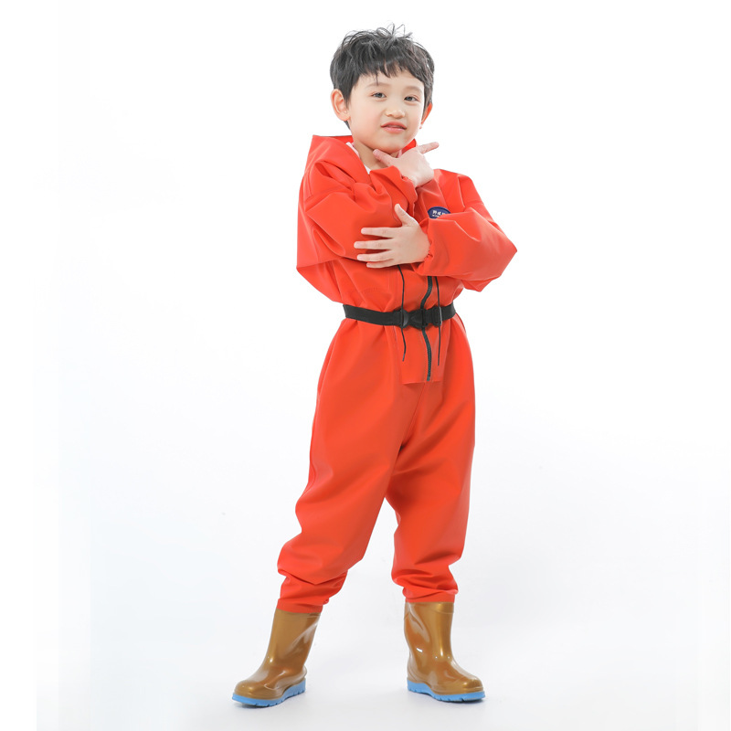 Yicheng Yuxing whole body water clothes one-piece children play water sand mud catch fish children boys and girls zipper