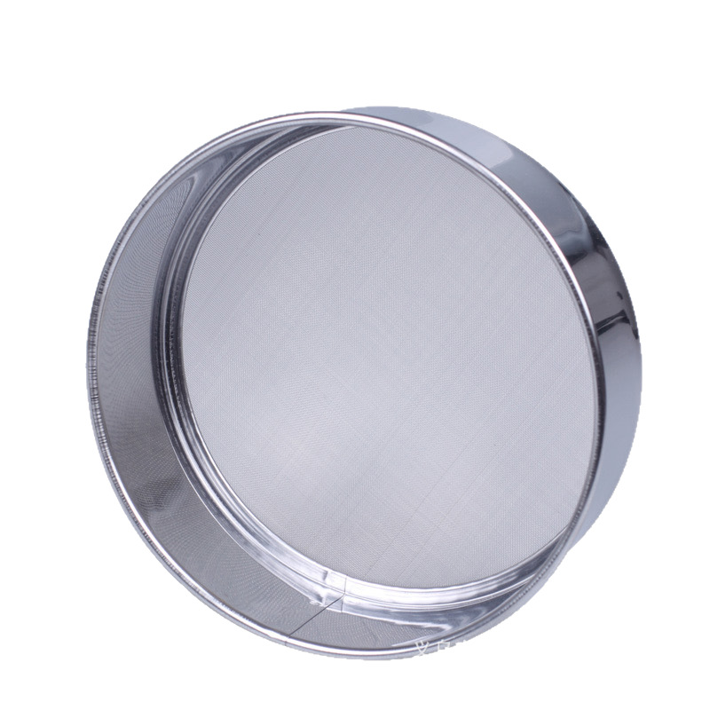 15cm flour sieve filter screen surface ultra-fine baking handheld 60 mesh stainless steel flour sieve for kitchen
