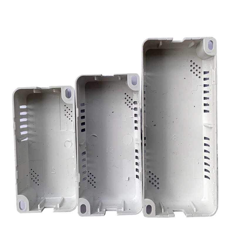 Led thin drive power shell with heat dissipation breathable hole plastic shell constant current device plastic alloy junction box