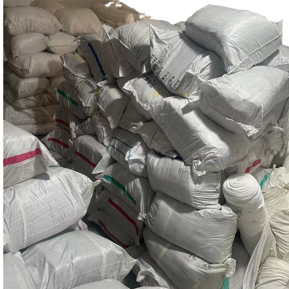 White [Off-White] Standard Size Pure Cotton Industrial Machine Wiping Cloth, Industrial Rag That Absorbs Oil and Water Without Shedding Lint