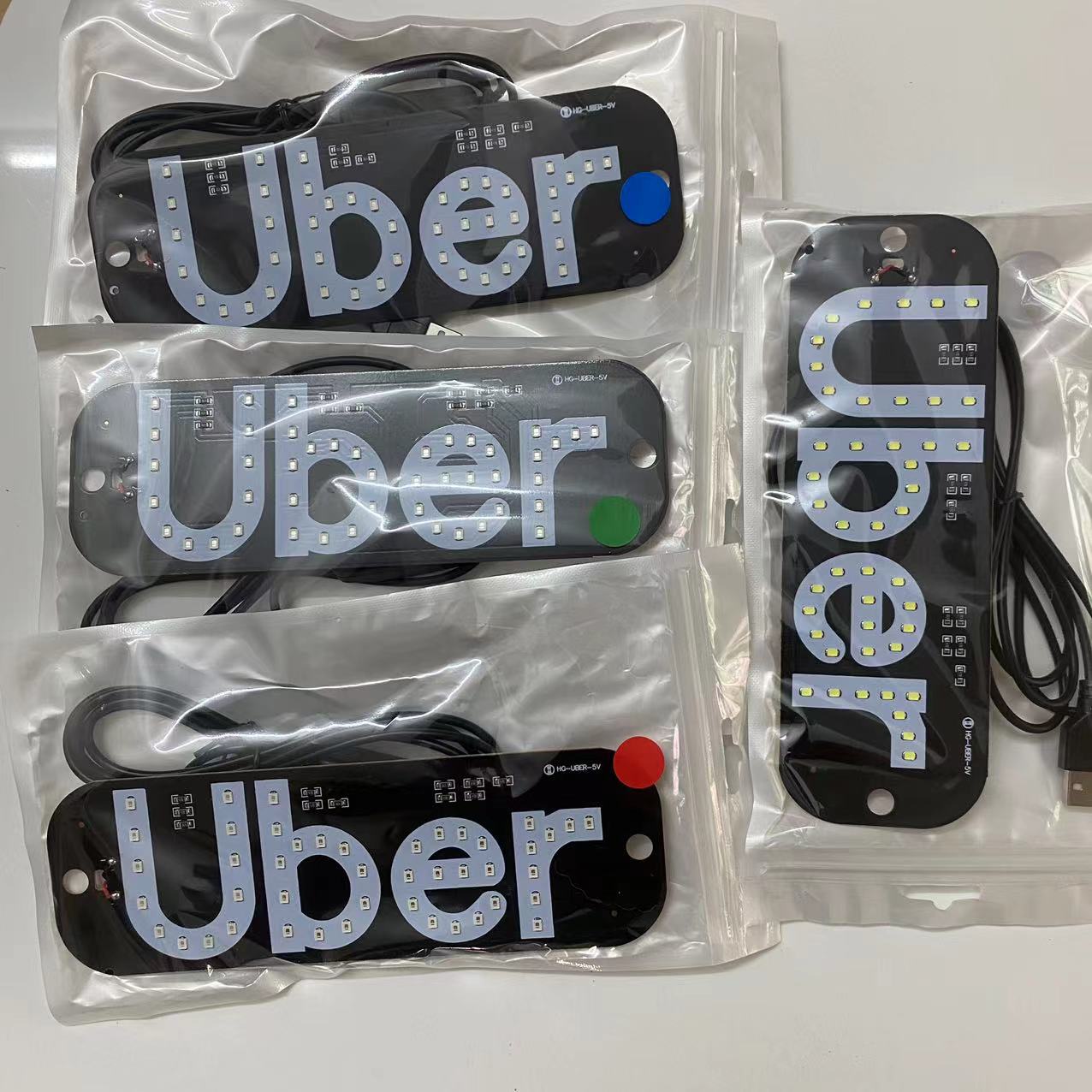 Empty Car Light Taxi Logo Light Taxi Taxi Taxi Light U-B-E-R