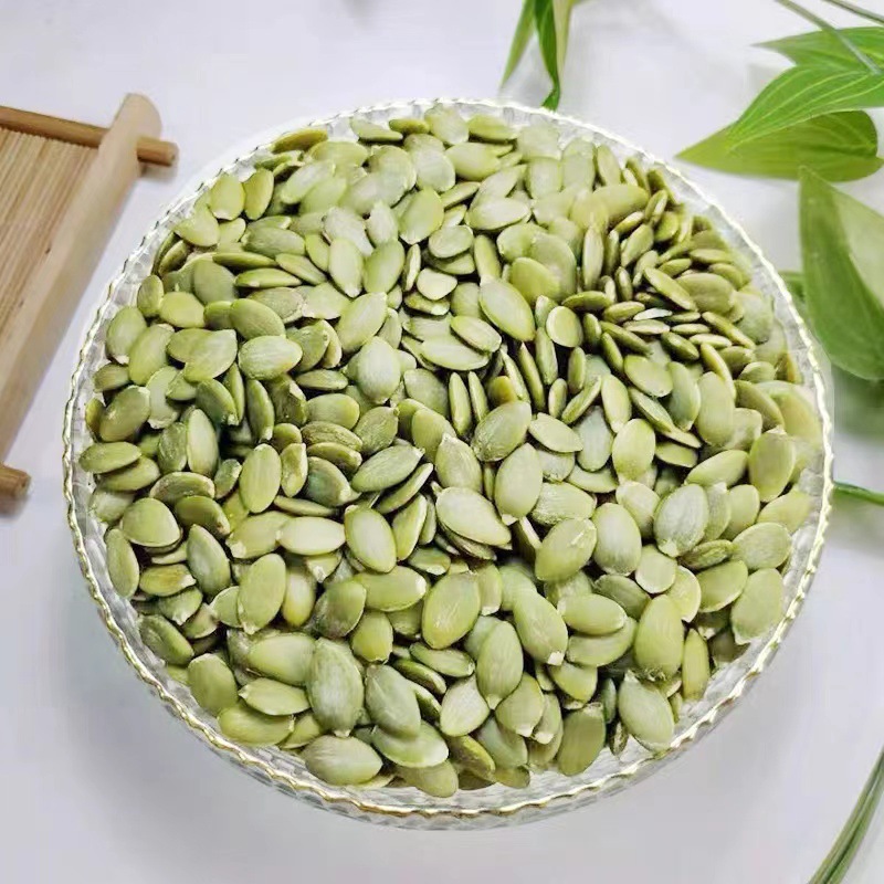 New Raw Original Pumpkin Seeds 500g Bulk Wholesale Baking Raw Materials Daily Nuts Shellless Raw Pumpkin Seeds