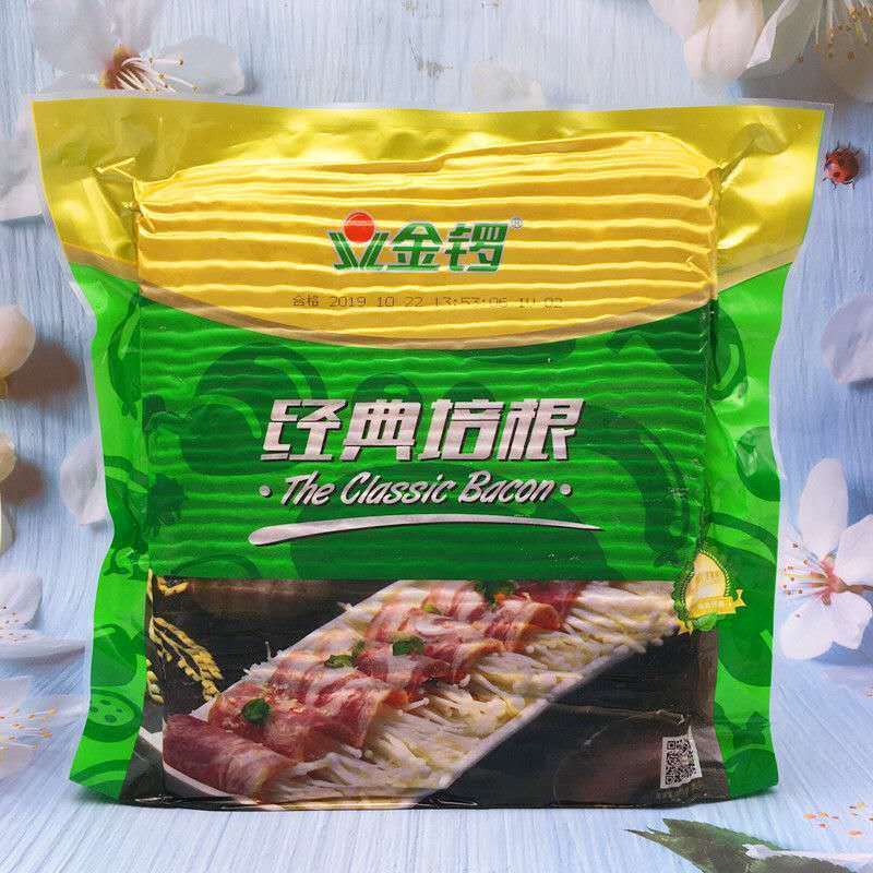 Explosions Shunfeng Jinluo Bacon Wholesale Starch-free Home/g Bacon Minced Pork Barbecue Pure Pork Bacon