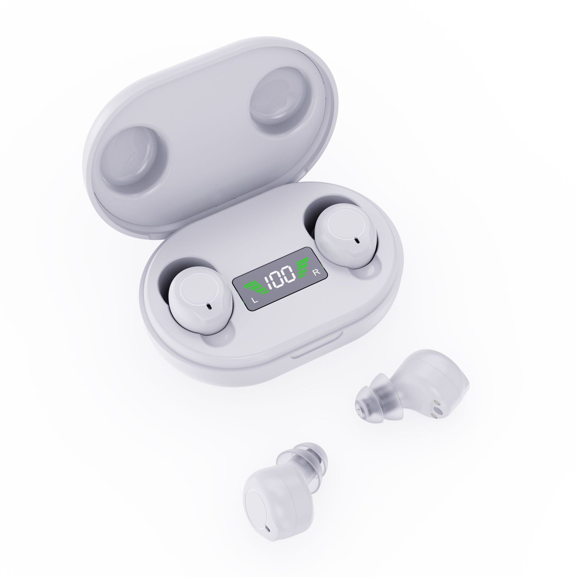 Cross-Border Rechargeable Hearing Aids for the Elderly Sound Amplifier Hearing Aids Sound Collector Digital Display Warehouse Accessories