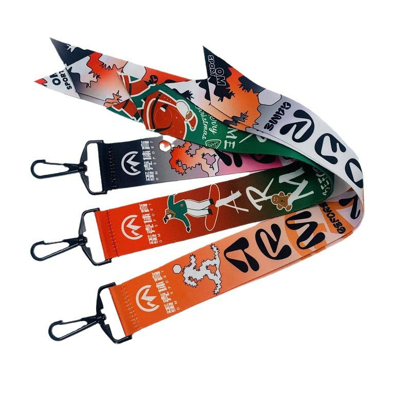 Ski Colorful Ribbon Printed Logo Personalized Copywriting Decorative Ribbon Ski Pendant Helmet Cycling Decorative Belt