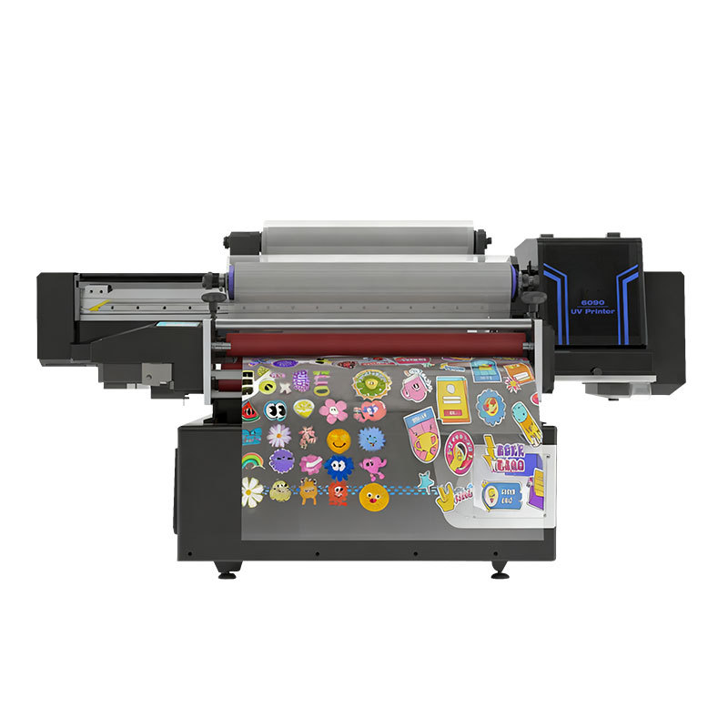 Crystal Label Uv Printer Small Ai Smart Flatbed Roll Laminating Hot Stamping Refrigerator Sticker Mobile Phone Case Printing Machine