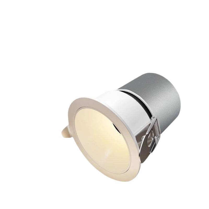 Spotlight 7.5 Opening Cob New Deep Cup Anti-Glare Household Embedded Wall Washer Downlight Living Room Flower Lamp Without Main Light
