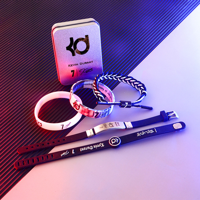 Basketball bracelet wholesale Curry nba star shoelace bracelet basketball surrounding Kobe luminous silicone sports bracelet