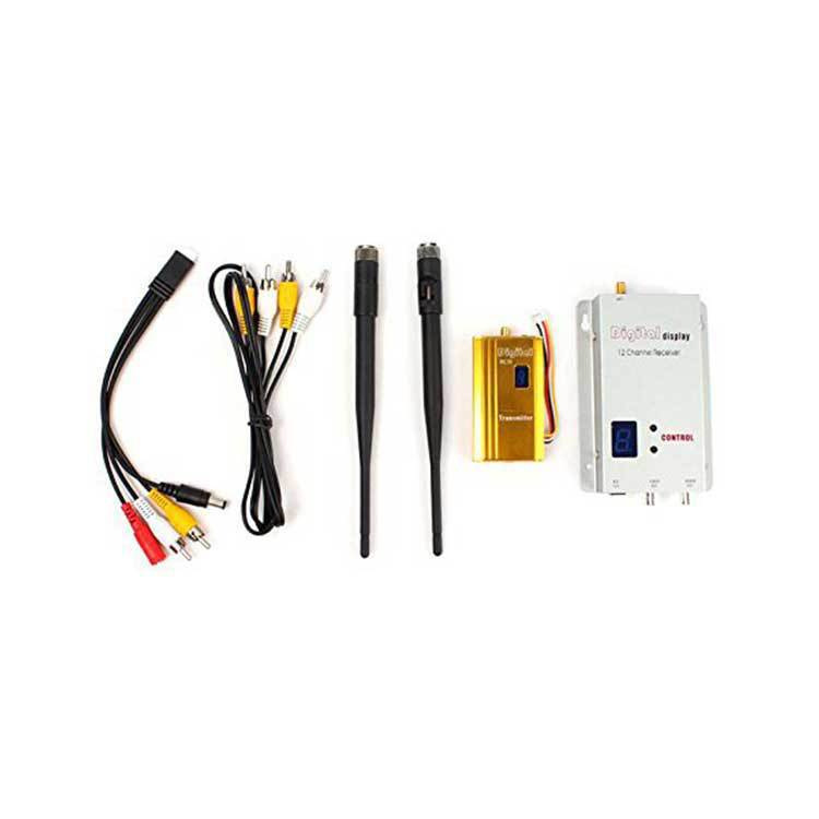 1.2G 1.5W TransmittinG and ReceivinG Drone TraversinG Aircraft Aerial PhotoGraphy Aircraft Model Wireless FPV ImaGe Transmission Wireless Transmission