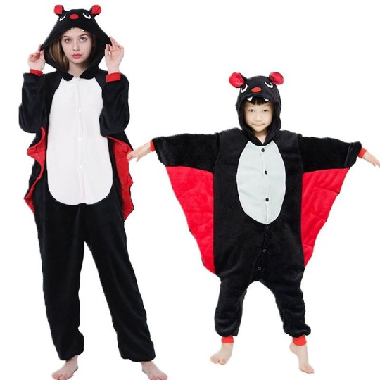 Autumn and Winter Cute Cartoon Children's Komatsu Bear Siaman Pajamas Cheshire Cat Fire Dragon Men's and Women's Couple's Home Clothes Flannel