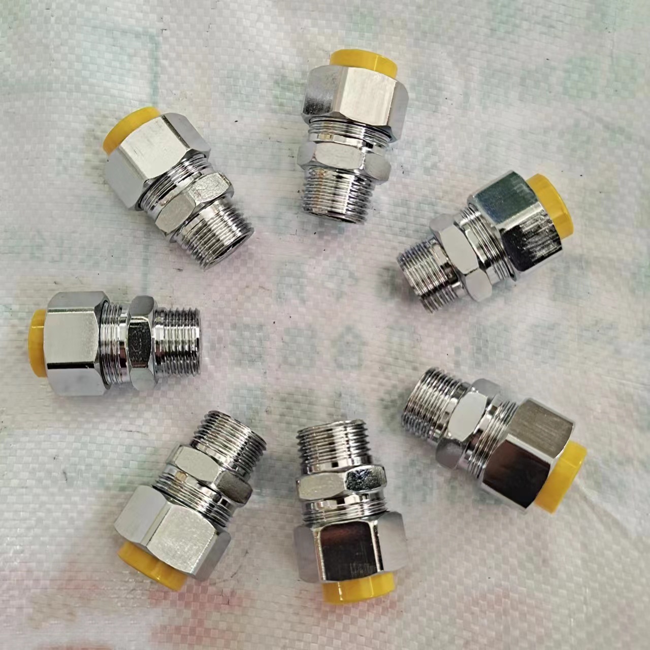 Natural gas stainless steel bellows nut 3 points 4 points 6 points 1 inch gas gas nut screw Port gas pipe connector