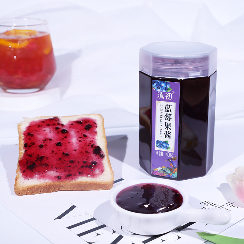 Wholesale strawberry jam Agricultural Academy of Sciences R & D strawberry jam fruit stuffing baking cake bread sandwich decoration Mango Jam