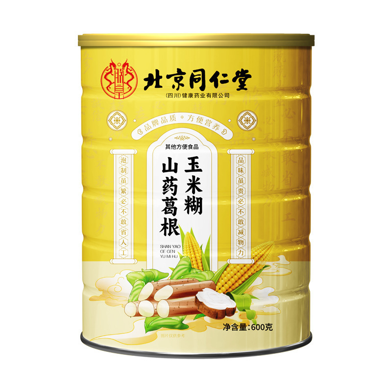 Пекин Тунжэньтанг Ям Пурера Корн Паста Завтрак Питательная каша Зерновая Мгновенная еда Приготовление Мгновенная замена пищи Порошок