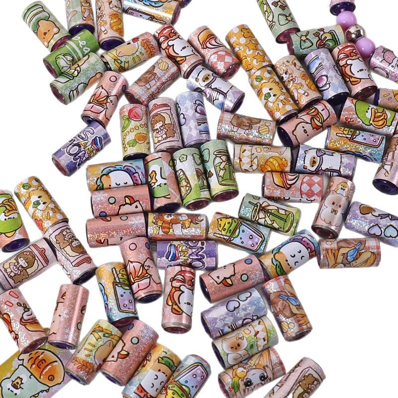 Cross-border explosions stickirolls stickers beads string music stickers bracelet beads beads tear stickers