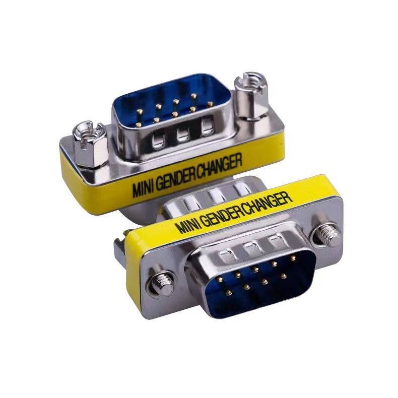 9-pin Serial Port Head RS232 Interface DB9 Adapter Serial Port Male to Female Female to Female Male to Male 9-hole Adapter