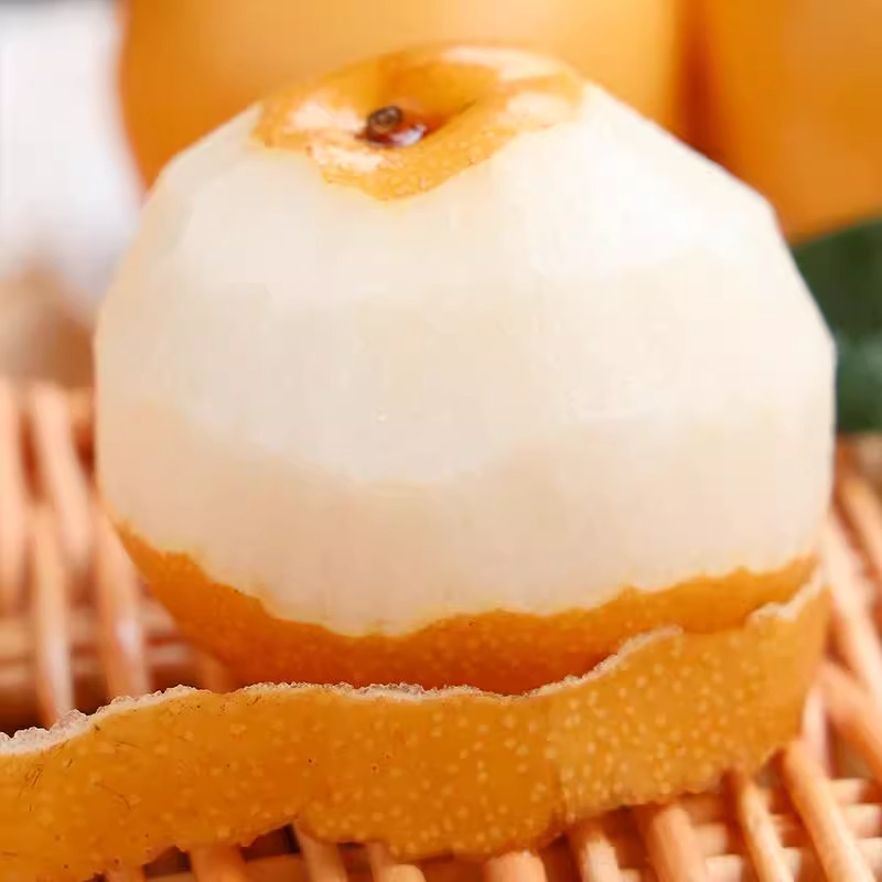 Shandong Laiyang Qiuyue Pear Authentic Fresh Rock Candy Pear Sweet Picked Seasonal Fruit Whole Box