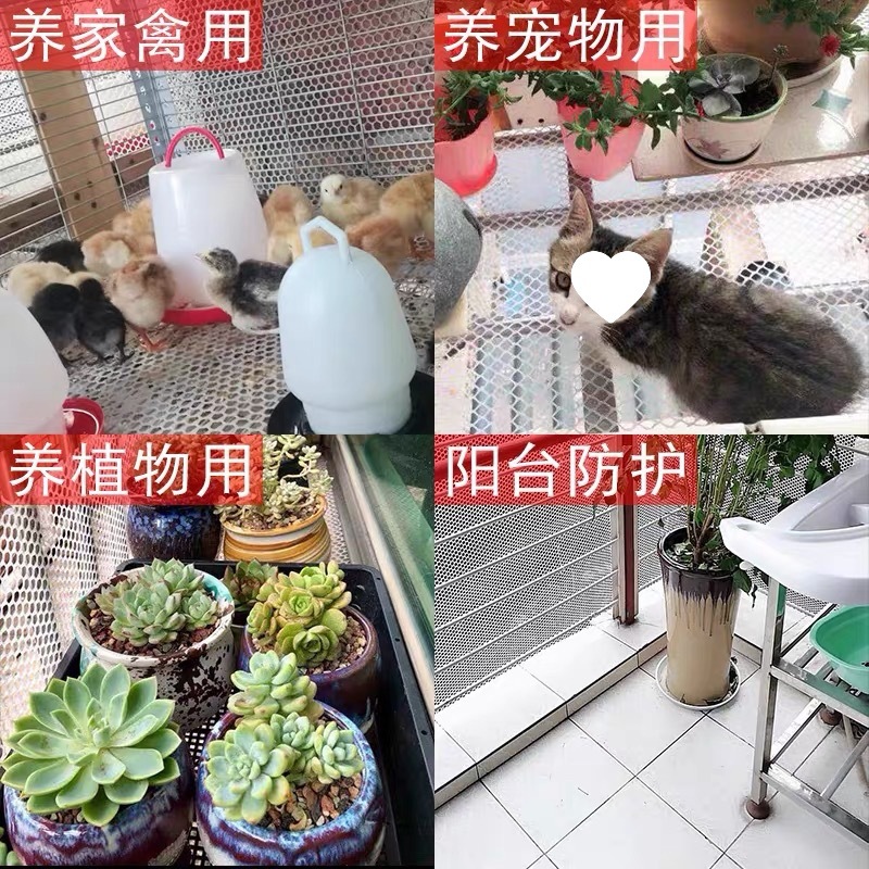 Popular Model [Manufacturer Supply] White Plastic Breeding Flat Net Farm Bottom Chicken Duck Goose Bottom Net Mesh