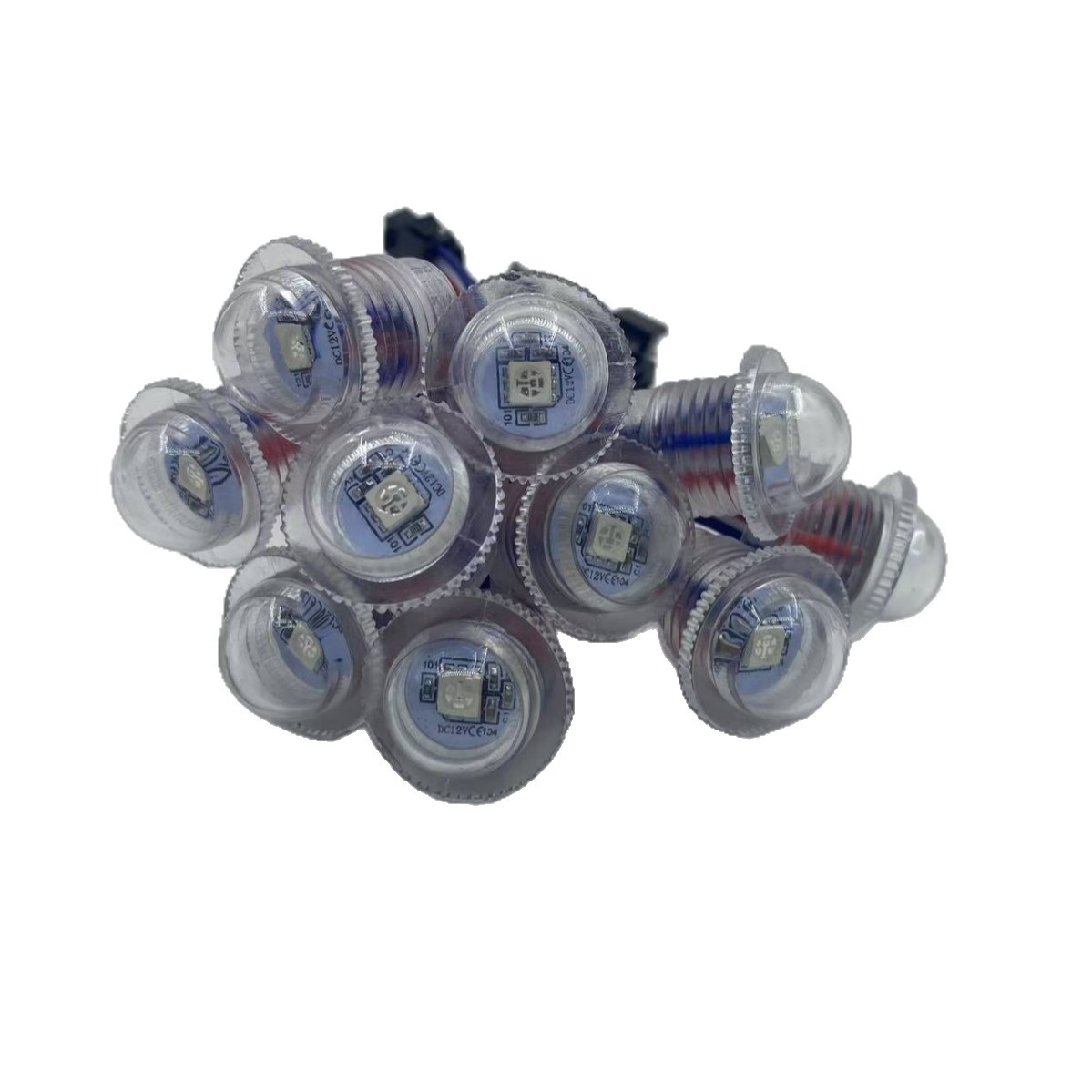 20mm Kidsren's Playground Ferris Wheel Full-Color Light String Phantom Transparent 16703Ic Mushroom Light High Highlight Light Source