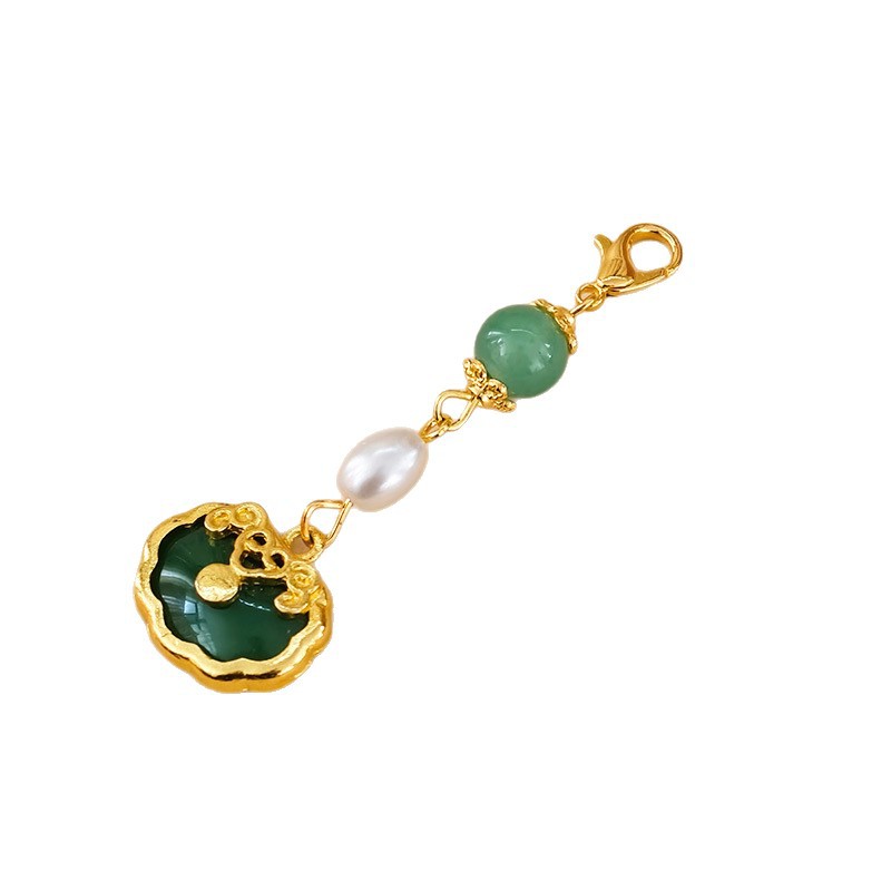 Guofeng Bamboo Pamper Shajin Pendant Women's DIY Handmade Chinese Cheongsam Flap Pendant Antique Clothing Accessories