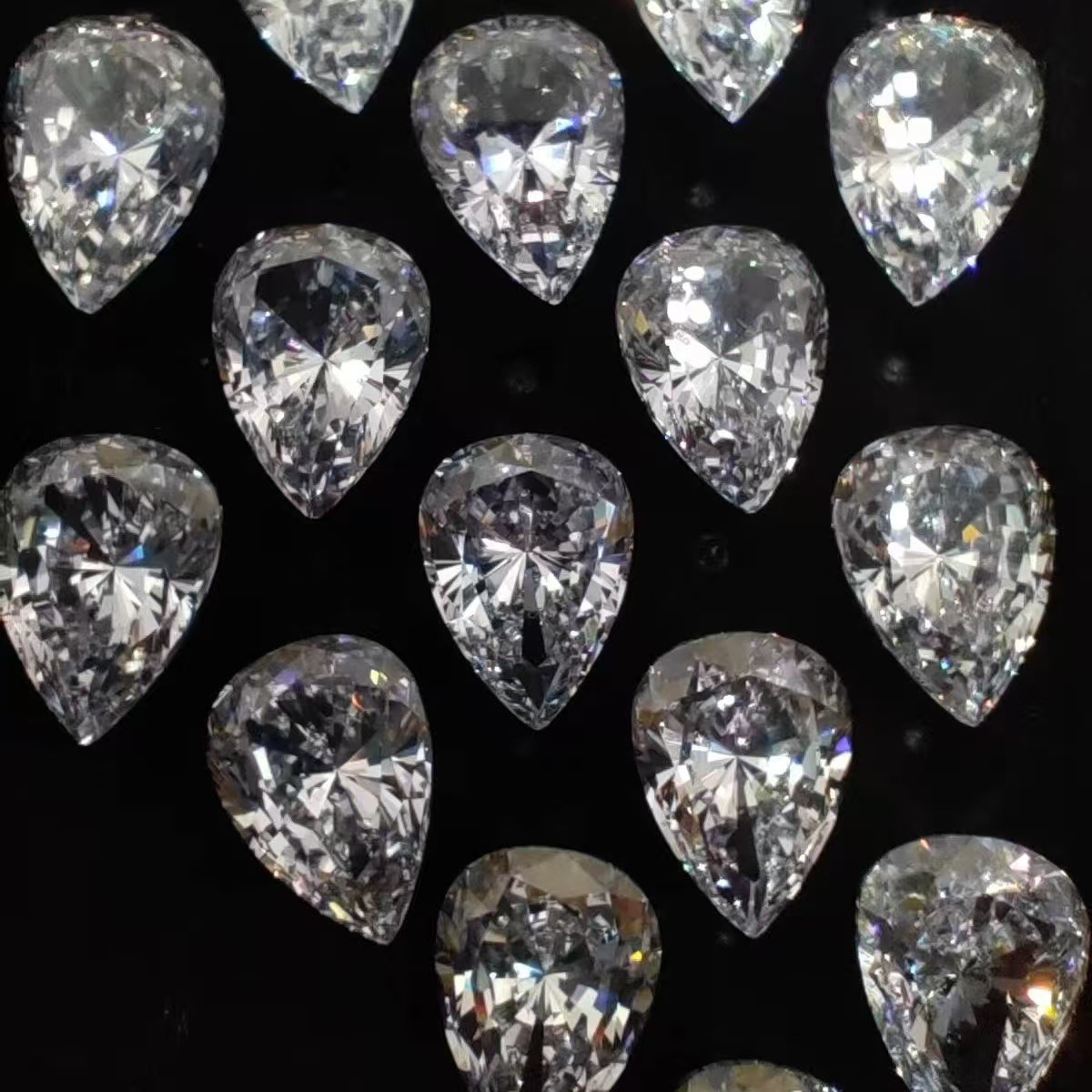 Water Drop Pear-Shaped Ps Guaitai Material 5Aspg Cut Zircon Cubic Zirconia Loose Stone