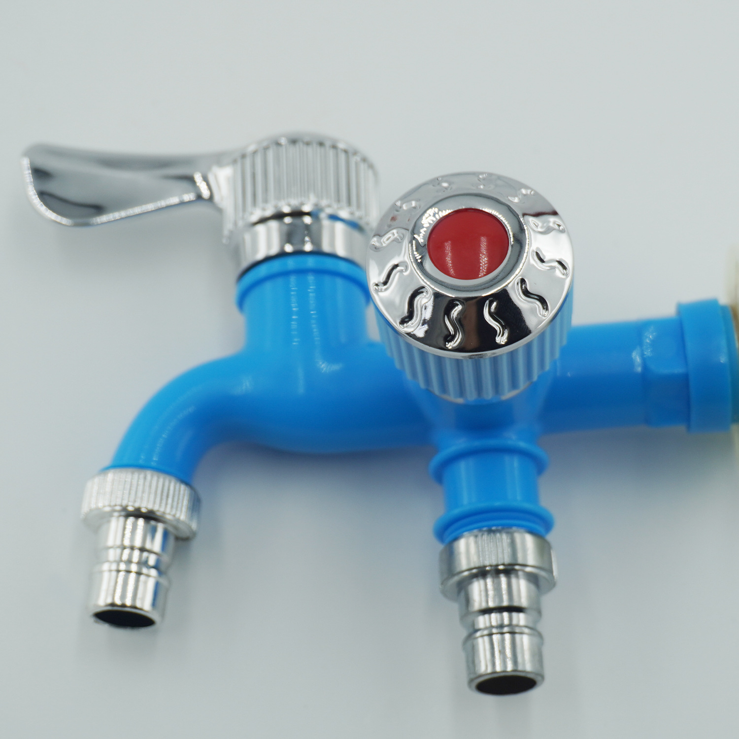 Wholesale one in two out one in two out faucet plastic steel plastic faucet can be connected to automatic washing machine