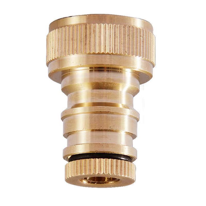 Washing machine water stop connector automatic tube break water nozzle buckle 4-joint faucet water stop leak-proof valve