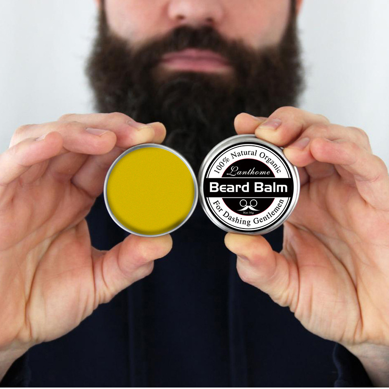 Lianbiquan Lanthome Beard Wax Shaving Cream Gentle Moisturizing Nourishing Care Moustache wax