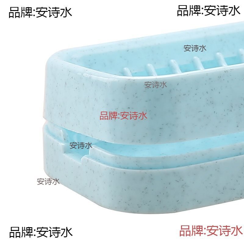 Bathroom Drain Double-Layer Soap Box Creative Plastic Travel Soap Box Handmade Soap Holder Bathroom Soap Rack