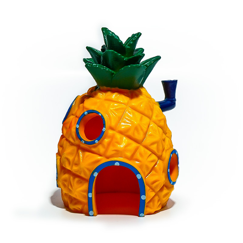 Pineapple House Fish Tank Landscaping Full Package Cartoon Doll Ornament Fish Tank Shelter House Spongebob Pineapple House Ornament
