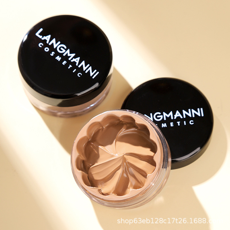 Langmanni Concealer Concealer, Moisturizing, Brightening Skin Color, Long-Lasting Non-Removing Makeup Liquid Foundation Cross-Border