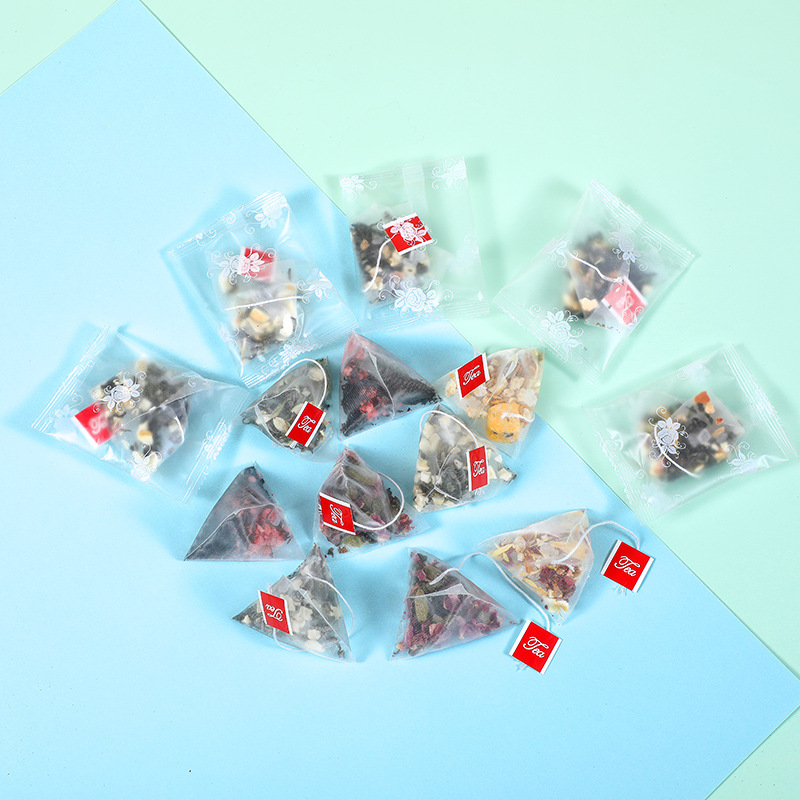 Customized triangle tea bag middle bag tea bag chrysanthemum cassia seed Red Bean coix seed tea hotel canned scented tea