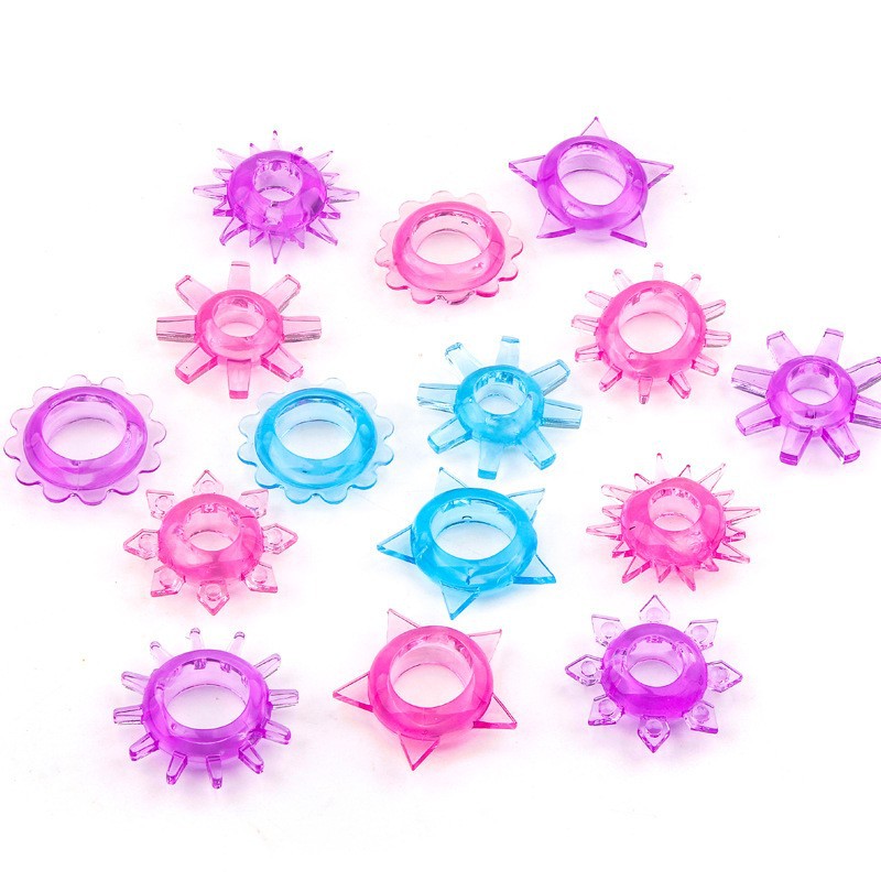 Mace Men's Couple Sex Appliance Silicone Ring Sun Ring Penis Cover Dragon Ball Granules Sheep Eye Circle