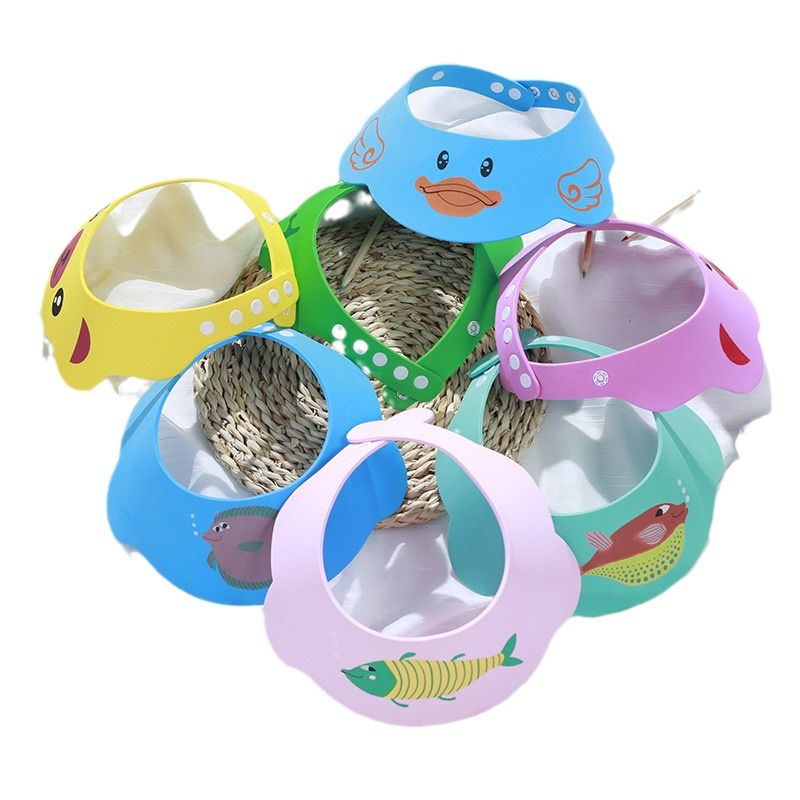 Thickened children's shampoo cap cartoon cap four baby shampoo cap baby shower cap baby supplies