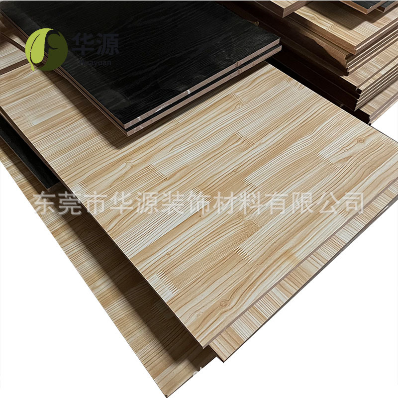 Manufacturer in Stock Wholesale Crystal Porcelain Painting Decorative Medium Fiber Board Sticker Veneer Mirror Back Panel Gorgeous Wood Grain Craft Board