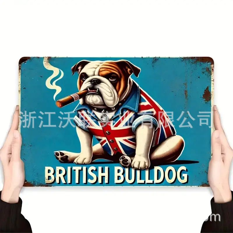 Vintage Tinplate Paintings, Aluminum Plate Paintings, Cross-Border License Plate Round Decorative Paintings, Wall Hanging Pod Acrylic Amazon