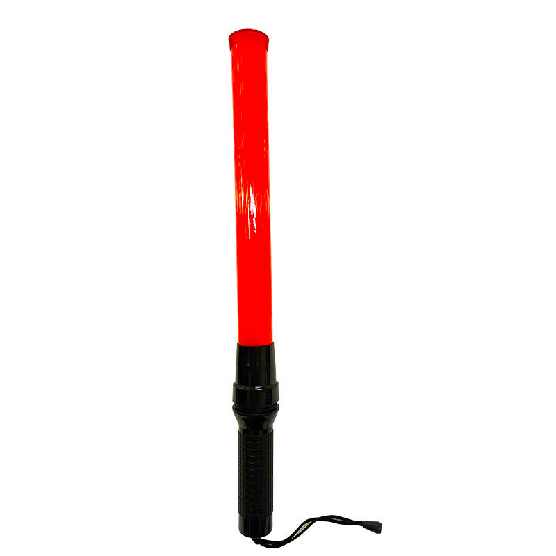 Traffic Baton Led Fluorescent Stick Rechargeable Electronic Whistle Warning Stick Handheld Emergency Night Warning Flash Light