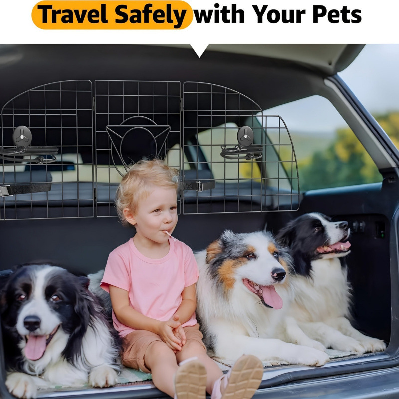 ⑧I 254 Adjustable Dog Car Barrier for Suvs Trucks Cars