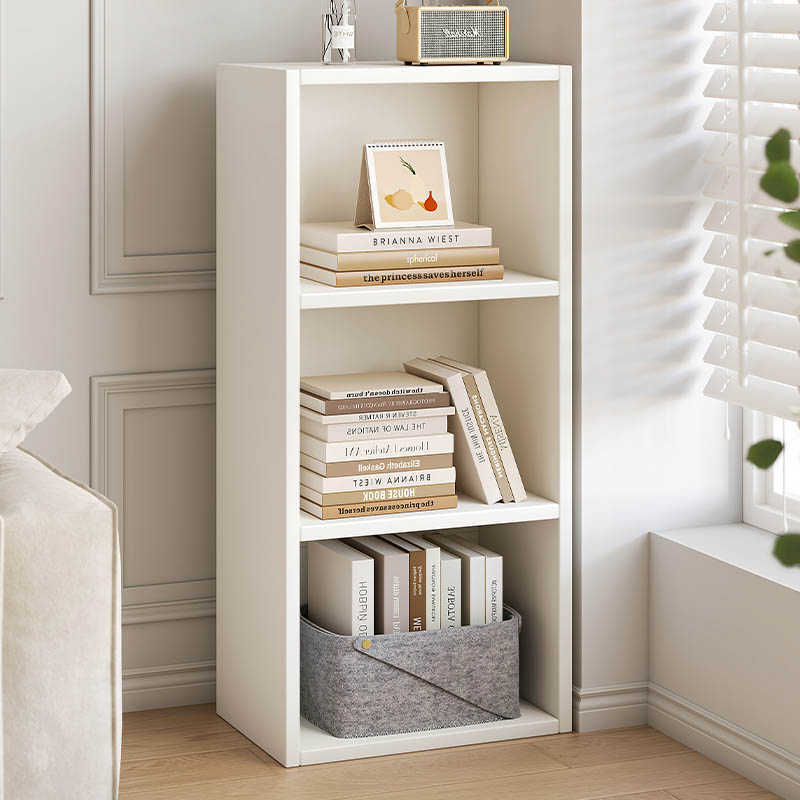 Маленькая книжная полка Напольная домашняя мини-полка для хранения Узкая полка для книг для гостиной