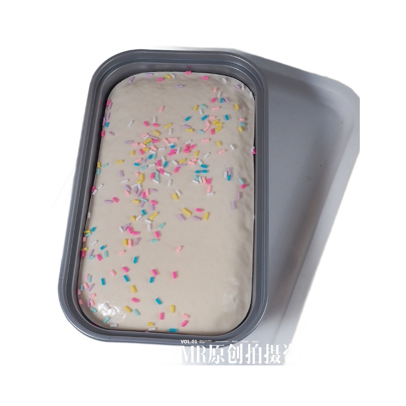 Slow Rebound Ultra-Wet Soft Boxed Cake Solid Slime Toy Realistic Bread Squishy Toy Box Toast Mini