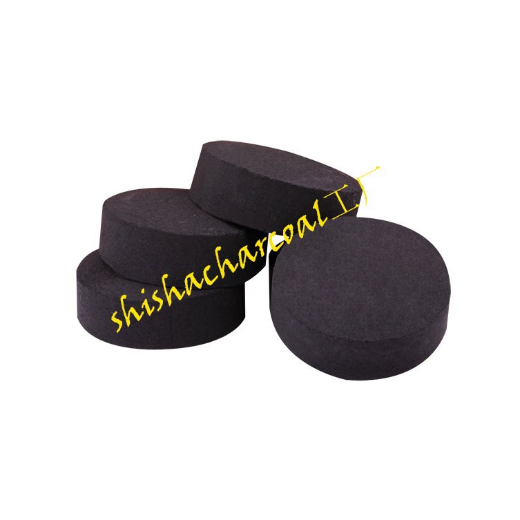 Hookas charcoal manufacturers sell 33mm round Middle East Hookas charcoal charcoal quick-burning charcoal quick-burning carbon