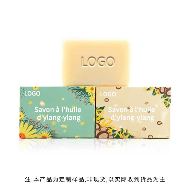 Cross-Border Popular French Essential Oil Soap Ylang Essential Oil Cleansing Soap Natural Plant Extract Handmade Soap Customization