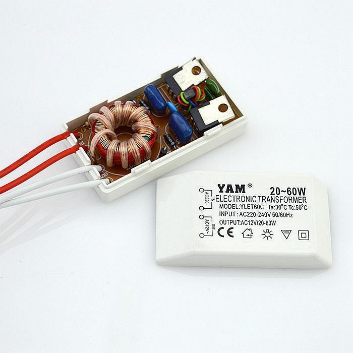 20-60W Crystal Lamp Digital Transformer Lamp Digital Transformer 220V to 12V Digital Transformer