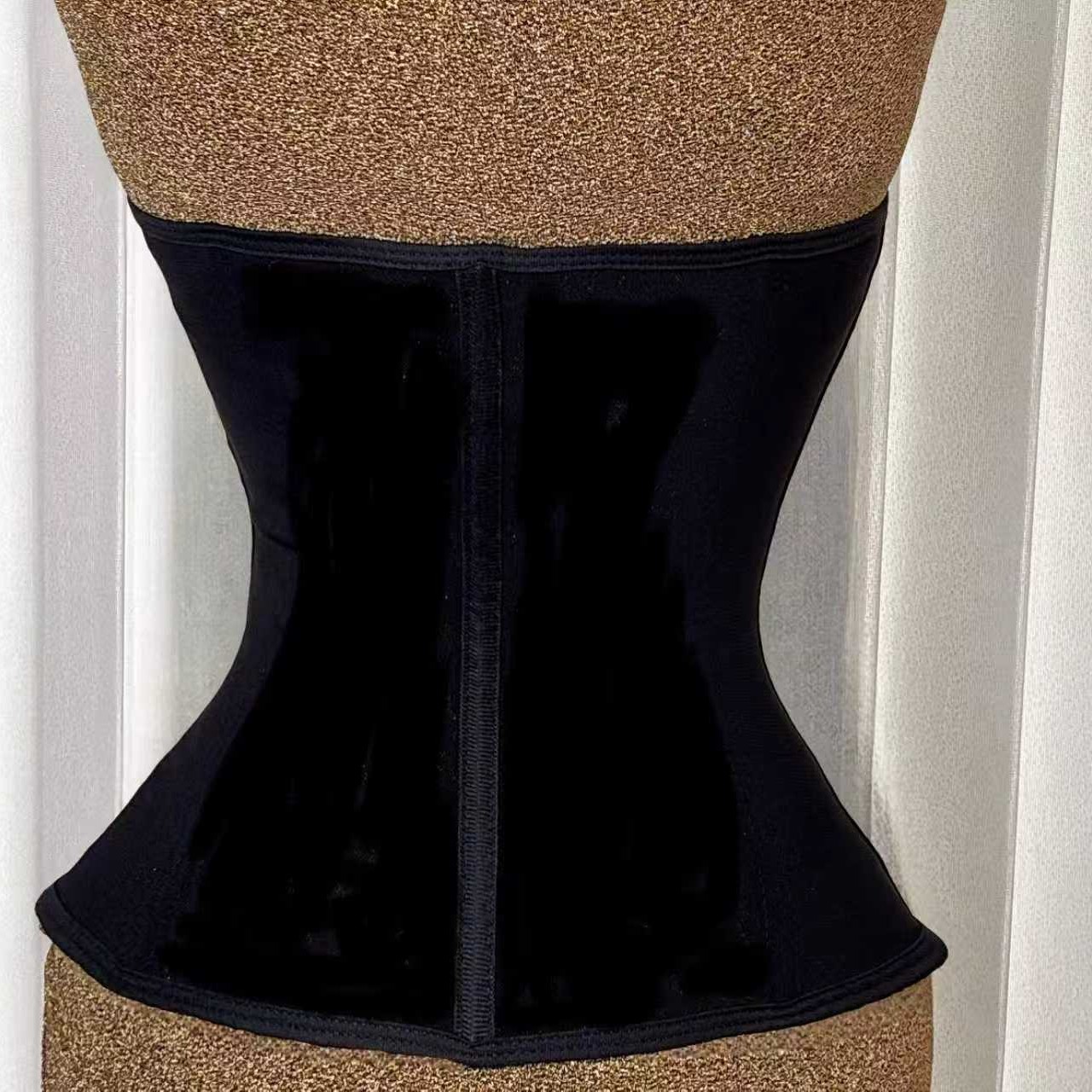 Fitness Shapewear for Women, Black Corset Belt, Waist and Hip Trainer Compression Belt for Shaping