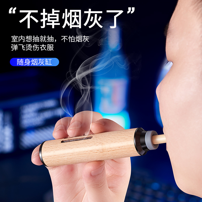 Anti-Ash Cigarette Holder for Cars, Portable Ashtray for Smoking, Driving Gadget