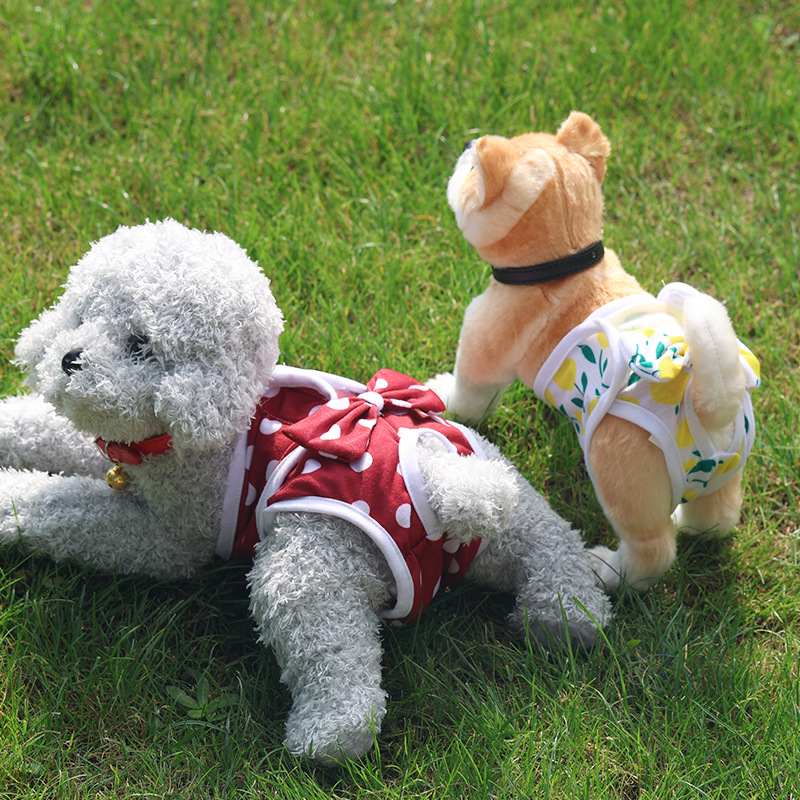 Pet dog physiological pants Teddy safety sanitary pants menstrual pants bitch physiological period supplies underwear aunt pants