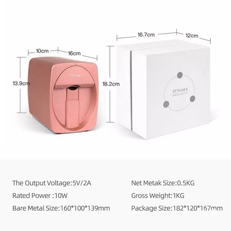 Nail Machine Printer Picture Automatic Nail Inkjet Printing Uv Printer Nail Painting Machine